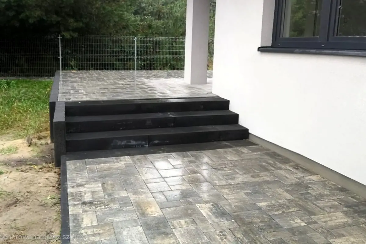 Ścieżka okalająca dom