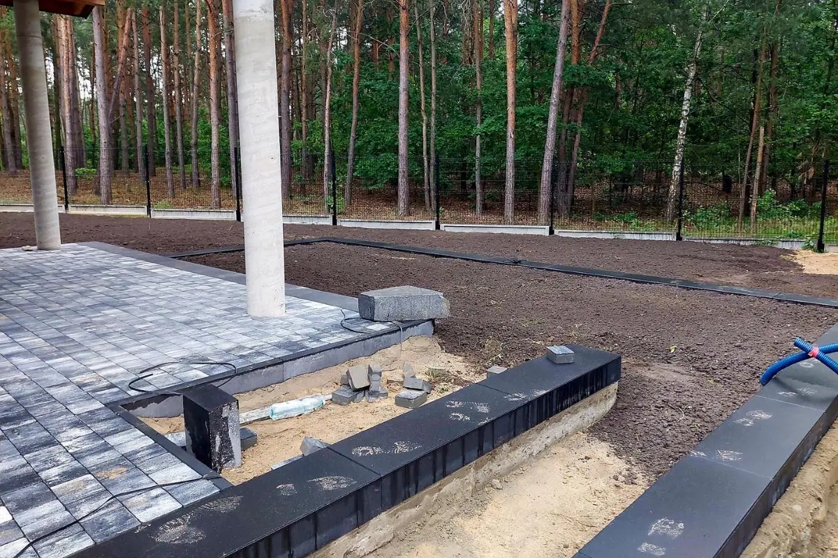 Patio z kostki brukowej